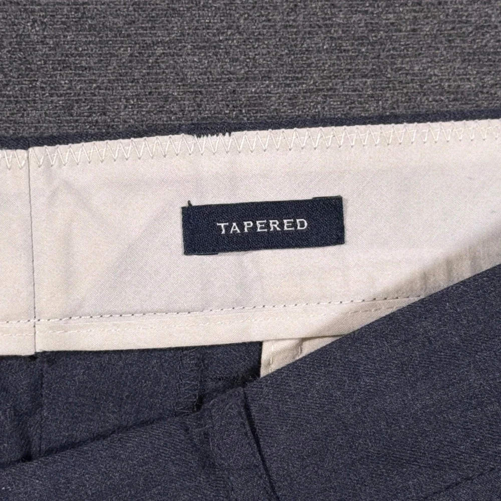 J.Crew Thompson Pants Men 32x30 Blue Tapered Cotton Chino Dress Slacks Casual